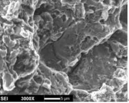 擴展區 韌窩+解理形貌