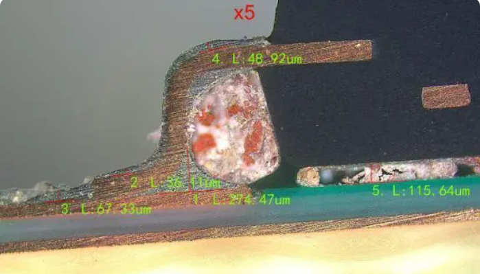    汽車零部件切片分析