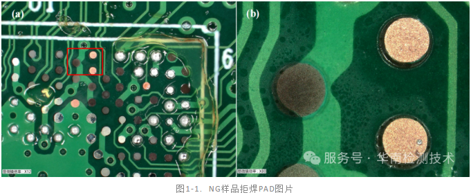 PCB板拒焊失效分析