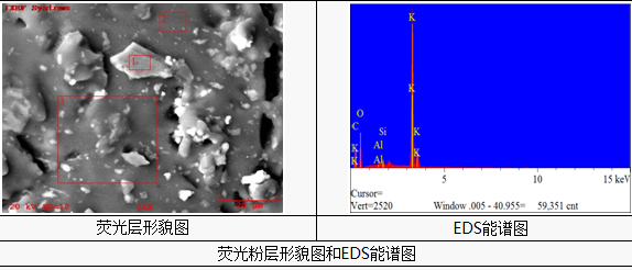 LED光衰失效分析-SEM+EDS分析 LED光衰失效分析-SEM+EDS分析