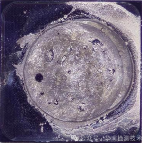 芯片短路失效分析-開(kāi)封分析確定短路點(diǎn)