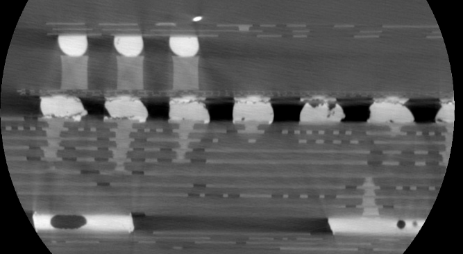工業(yè)CT定位PCB內(nèi)部短路層