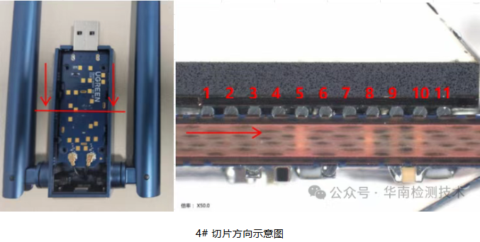 失效分析第二步：金相切片，觀察內部結構
