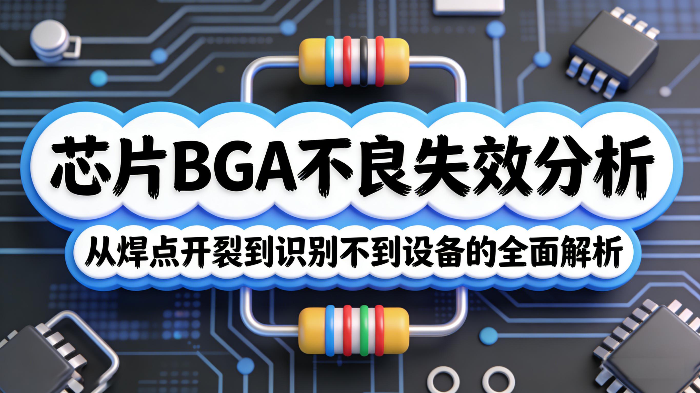 芯片BGA不良失效分析：從焊點開裂到識別不到設備的全面解析