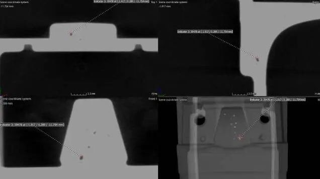 工業CT檢測三維重建-氣孔裂紋夾雜缺陷定位分析