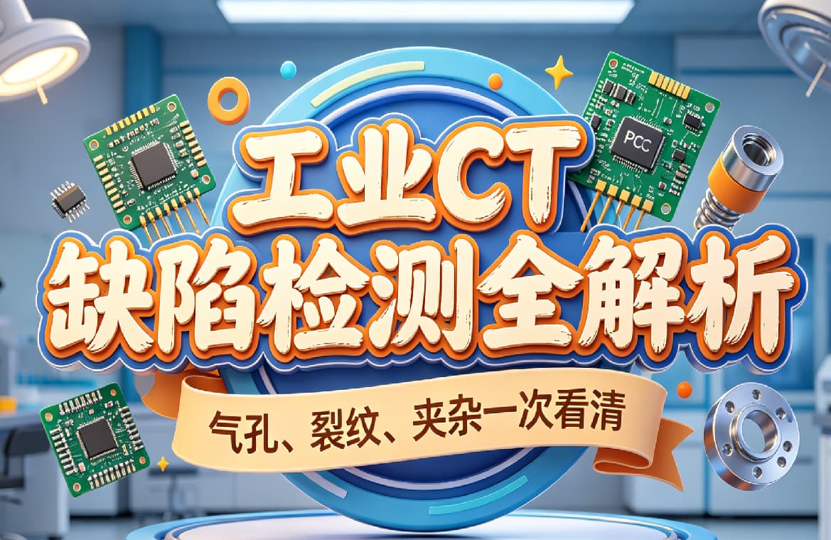 工業CT缺陷檢測：氣孔裂紋夾雜一次看清 - 華南檢測